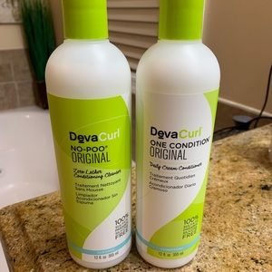 NWOT Devacurl shampoo and conditioner